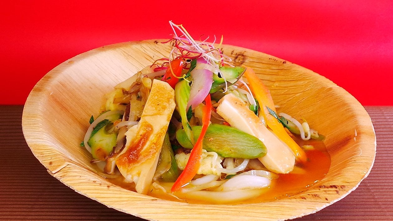 Vegetarische Udon Suppe –  