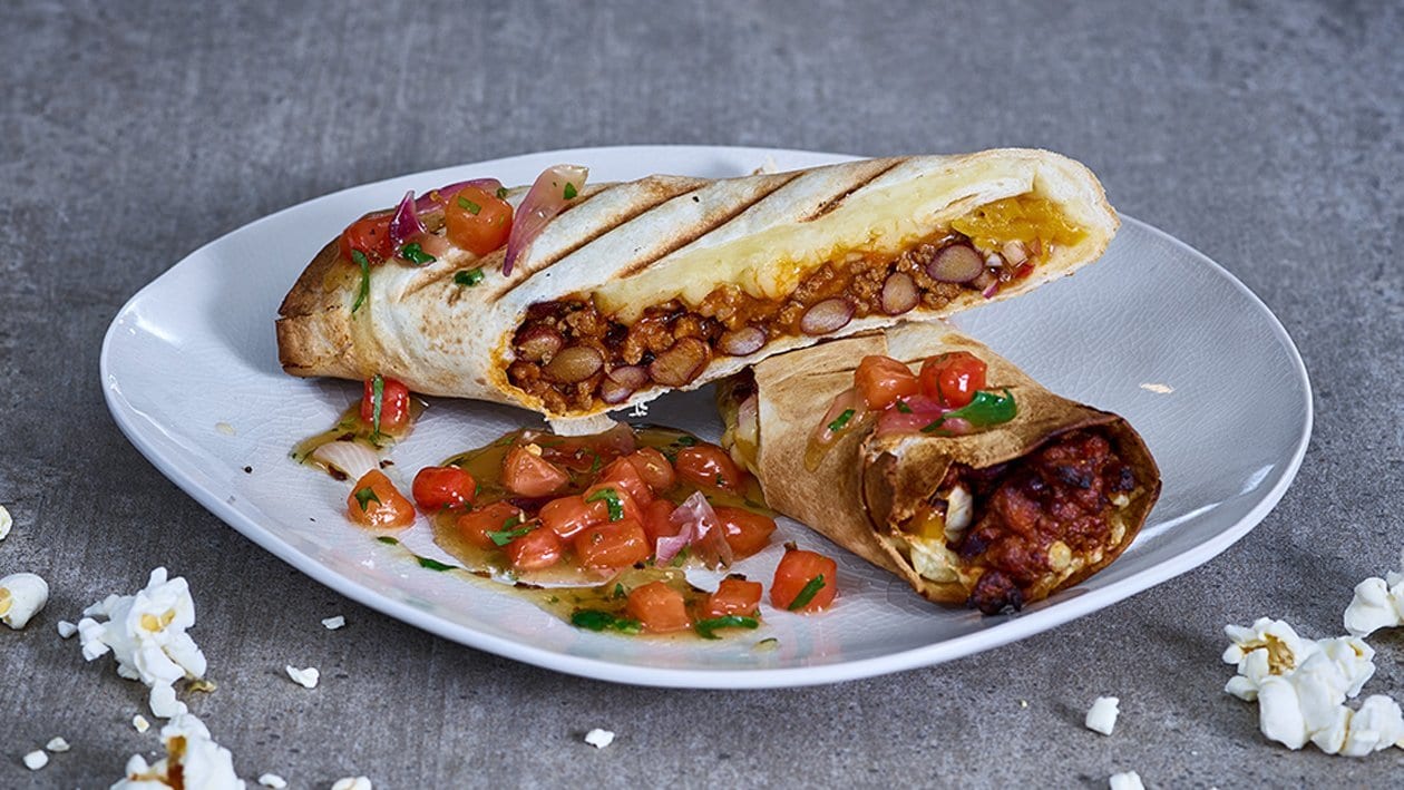 Burrito mit Wassermelonen Salsa –  